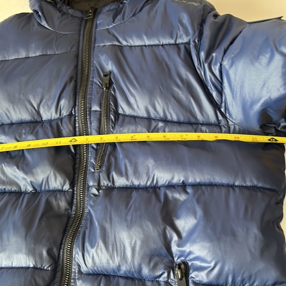 GUESS Puffer Coat Winter Jacket Men's hooded Full Zip Mens Large - Picture 16 of 16